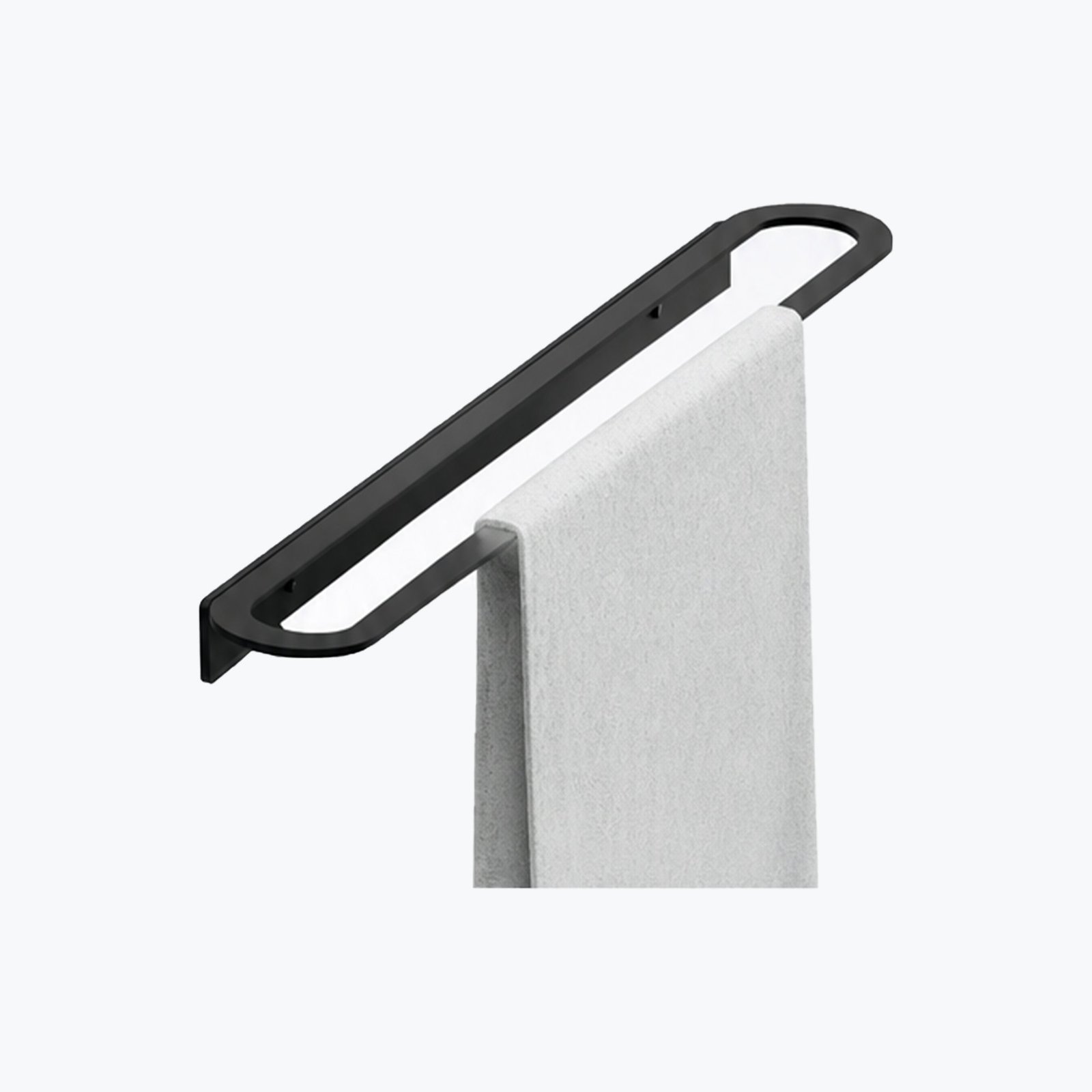 Towel Rod in Matt Black finish