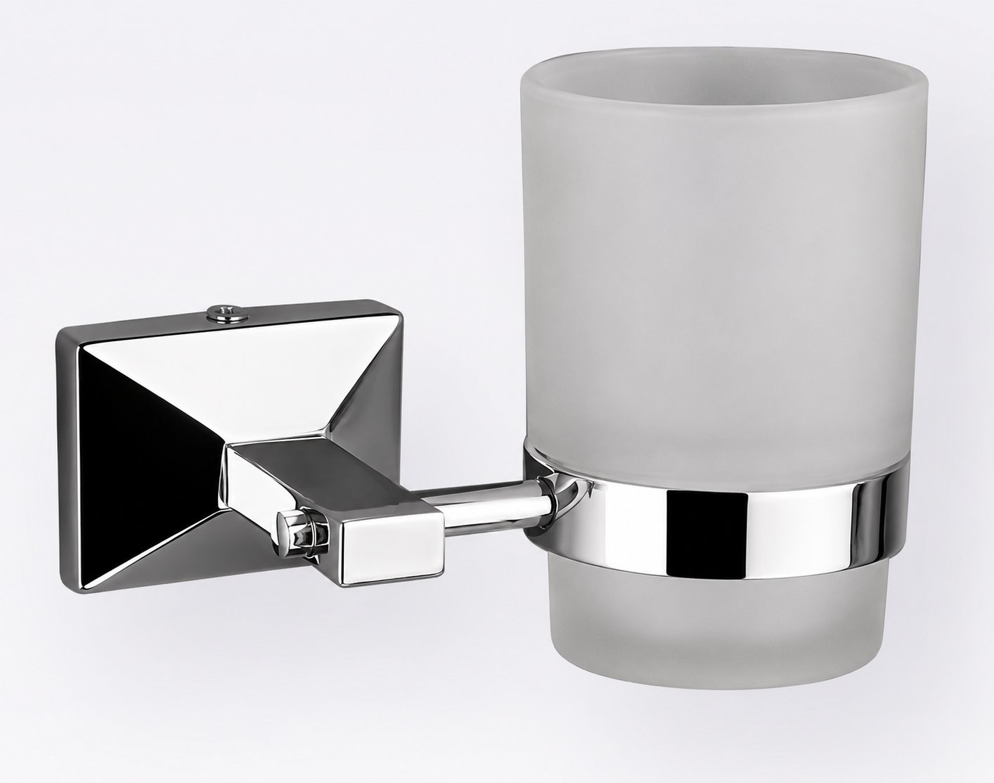 Glass Tumbler Holder in Chrome finish